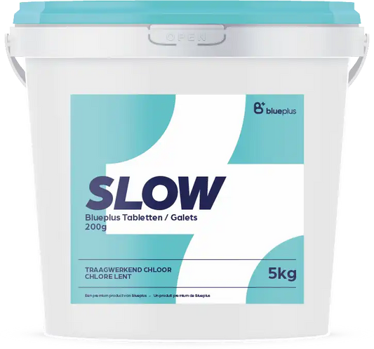 chloor slow 5 kg (200g tabletten)